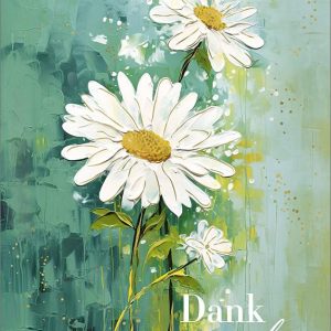 Dubbele kaart Dank je wel