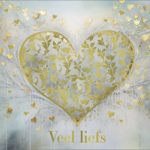 Dubbele kaart Veel liefs