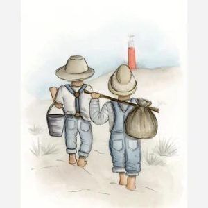 Ansichtkaart Waterdragers