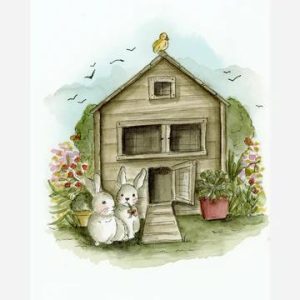 Ansichtkaart Konijntjes