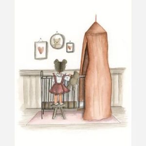 Ansichtkaart Geboorte meisje