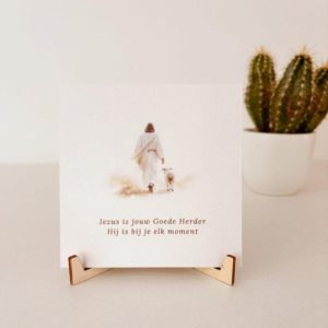 Bordje met standaard - Jezus is jouw Goede Herder