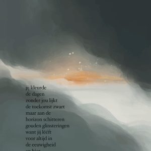 Ansichtkaart Jij kleurde de dagen