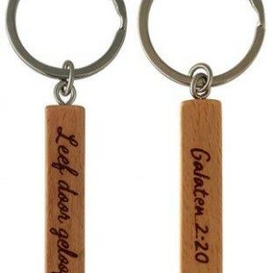 Sleutelhanger Leef door geloof