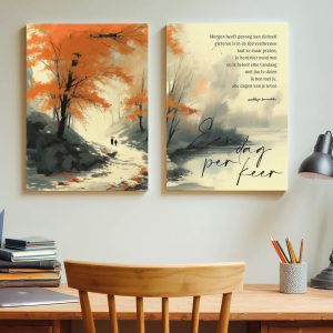 Wandbord A3 Een dag per keer