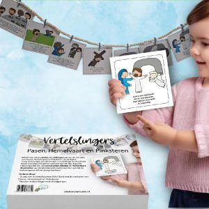 Set vertelkaarten Pasen, Pinksteren en Hemelvaart