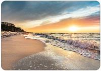 Ansichtkaart - Zee en zonsondergang
