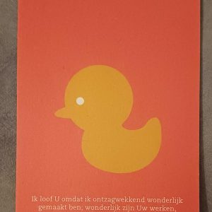 Ansichtkaart Ik loof U