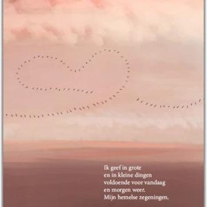 Minikaartje Ik geef in grote en kleine dingen