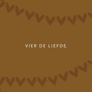 Ansichtkaart Vier de liefde