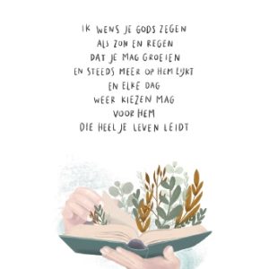 Kaartje A7 Ik wens je Gods zegen