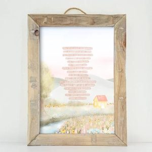 Schilderij A3 Kijk eens naar de bloemen