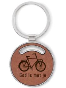 Sleutelhanger God is met je