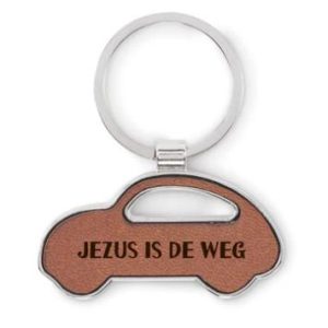 Sleutelhanger Auto Jezus is de weg