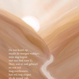 Poster A4 - De zon komt op