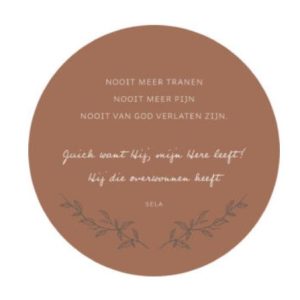 Muurcirkel - Nooit meer tranen