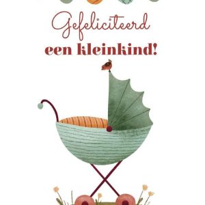 Dubbele kaart - Gefeliciteerd, een kleinkind!
