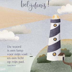 Dubbele kaart - Gefeliciteerd met je belijdenis