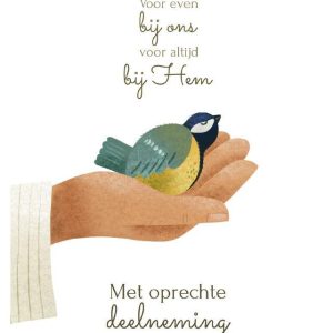 Dubbele kaart - Met oprechte deelneming