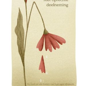 Dubbele kaart - Met oprechte deelneming