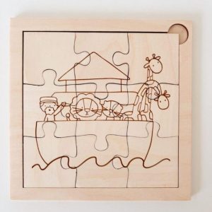 Houten puzzel Ark van Noach