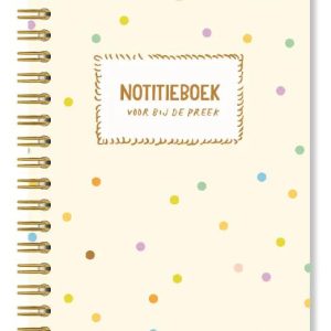 Notitieboek voor bij de preek