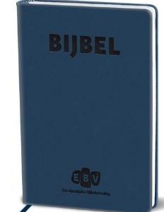EBV24 - Luxe blauwe bijbel