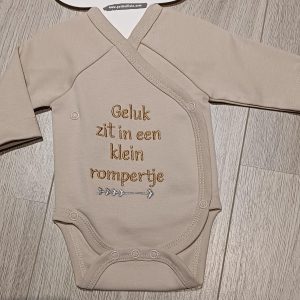 Romper Geluk zit in een klein rompertje