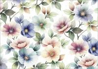 Dubbele kaart - Bloemen