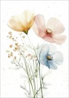 Dubbele kaart - Bloemen