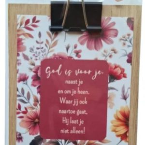 Klembordje A7 God is voor je