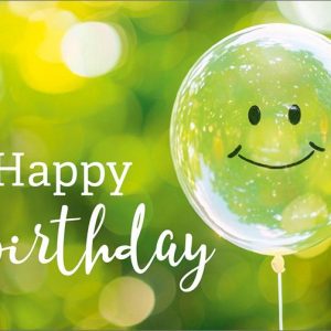Dubbele kaart - Happy Birthday