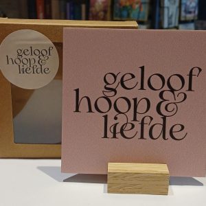 Kadoosje Geloof Hoop Liefde roze