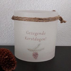 Windlicht S - Gezegende kerstdagen