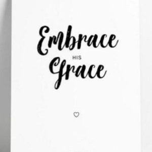 Ansichtkaart Embrace his grace