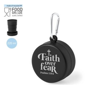 Opvouwbare beker Faith over fear