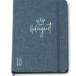 Notitieboek God regeert blauw