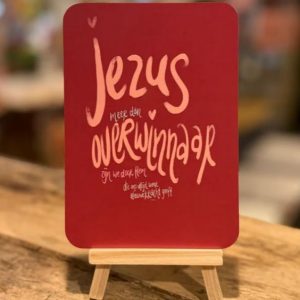 Ansichtkaart Jezus Overwinnaar